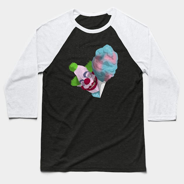 Killer Klowns Baseball T-Shirt by MortemPosts